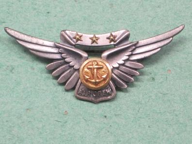 WWII 1940s U.S. NAVY Pilot Gold-Filled Wings Pin by Amico - Ruby Lane